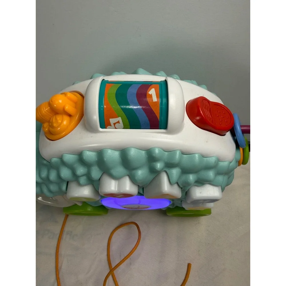 Fisher-Price Linkimals Happy Shapes Hedgehog Musical Pull Toy GJB14 Blue
